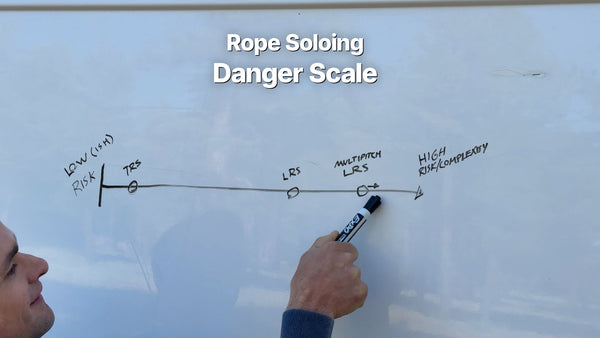 What Multipitch Lead Rope Solo Looks Like